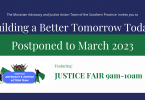 Building a Better Tomorrow Today event postponed until March 2023