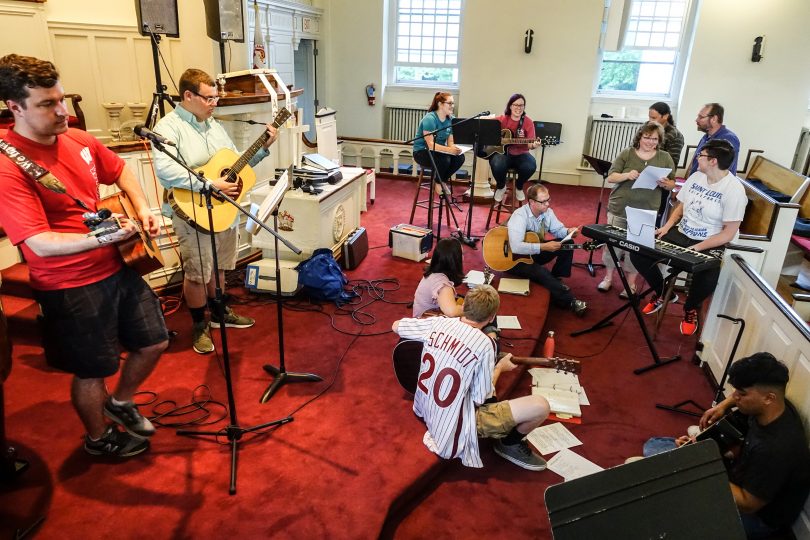 musicians at a jam session