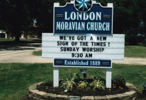 church sign