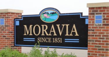 sign for Moravia