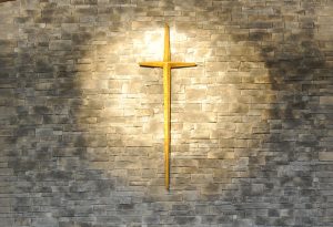 cross on wall