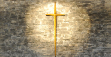 cross on wall